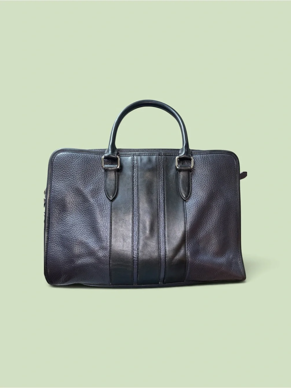 Coach Brown Leather Laptop Messenger with Detachable Strap